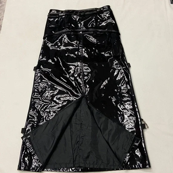 Discontinued Hilary’s Vanity Pvc Queen’s Long Skirt size S - Picture 6 of 13